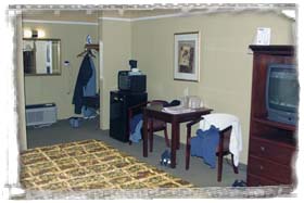 Motel room